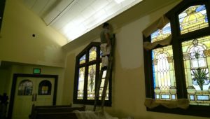 Painting a McMinnville church