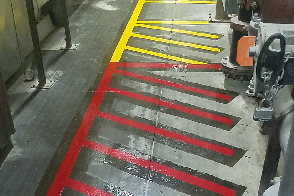 Safety lines warehouse floors Milwaukie OR