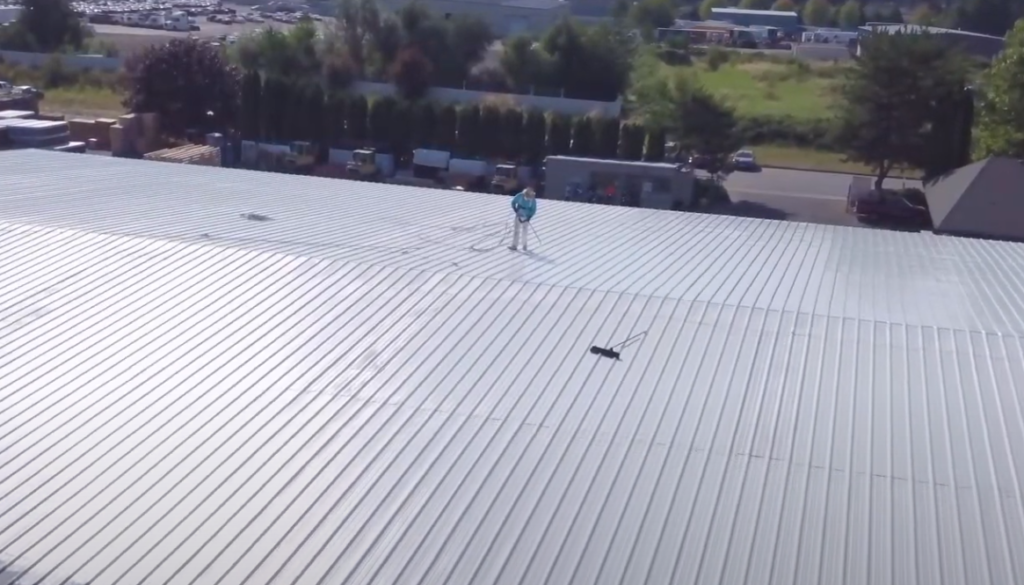 Galvanized roof painting case study Woodburn OR