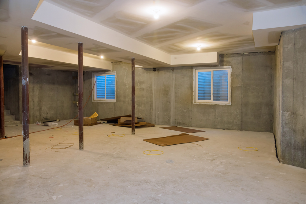 Dayton OR basement renovation and epoxy flooring