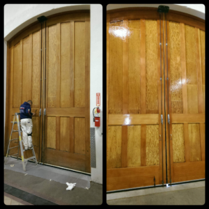Smith & Company Painting -Completed Commercial Door Project