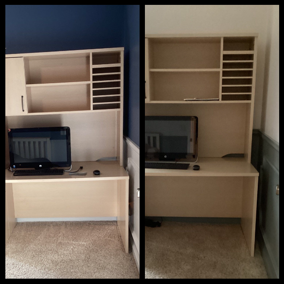 Before (left) & After (right)